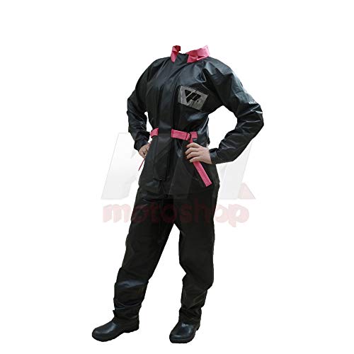 Conjunto Impermeável PVC Tornando, Feminino, Pantaneiro, Tamanho EXG, Preto/Rosa
