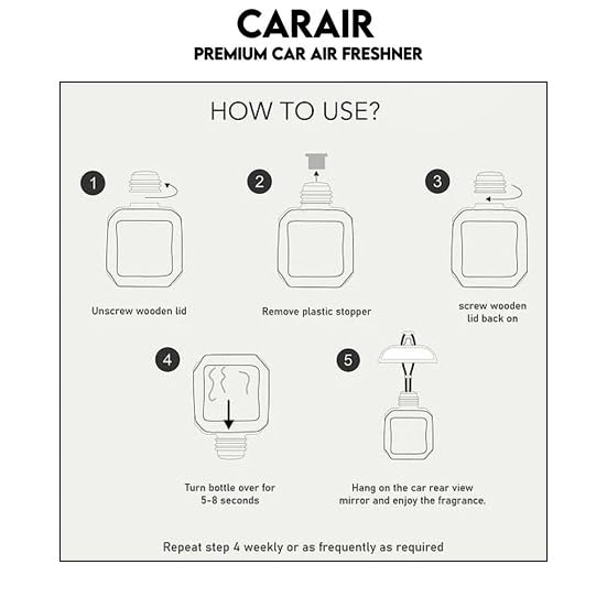Image of Car Air Freshener Lavender Car perfume | Hanging Car Perfume | Premium Car Fresheners | Aroma with Essential Oils | Hanging Perfume for Car in Glass Bottle with Wooden Diffuser Lid (10ml) (Lavender)