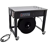 bindemaschine Mit den Rollen kann die Umreifungsmaschine einfach bewegt werden.