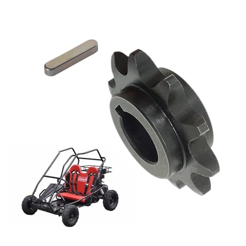 Image of QYMOTO Genuine KT196 Drive Sprocket 420 Chain 10 Tooth for Coleman KT196 Go Kart Heavy Duty Thickness