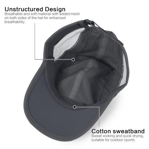 Image of HH HOFNEN Quick Dry Baseball Cap Unstructured Water Resistant Golf Hat
