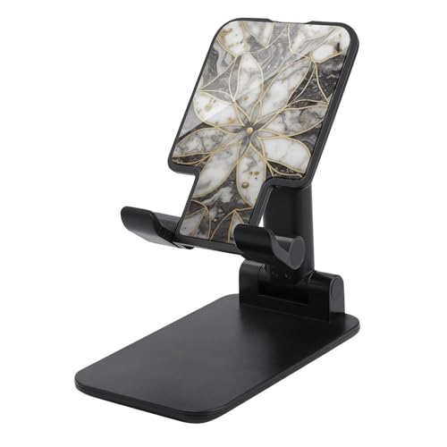 Support de téléphone portable pliable pour bureau en marbre oriental