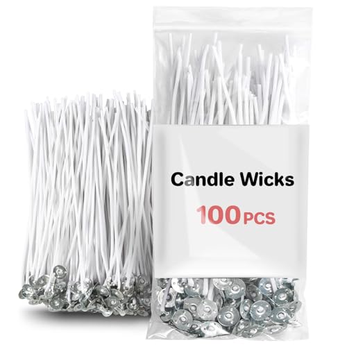 100PCS Candle Wicks for Candle Making - MAQIHAN mechas para