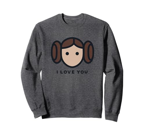 Sweatshirt Star Wars Princess Leia doux anti-frissons au look pop