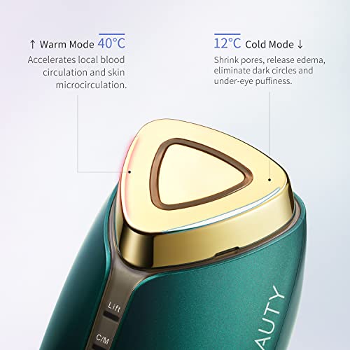 Cosbeauty 6 In 1 Facial Massager Tightening Refreshing Skin Anti Aging Device Lifting Firming Wrinkles Skin Care Face Machine With Waterproof, Wireless Charging (Green) #TOP1