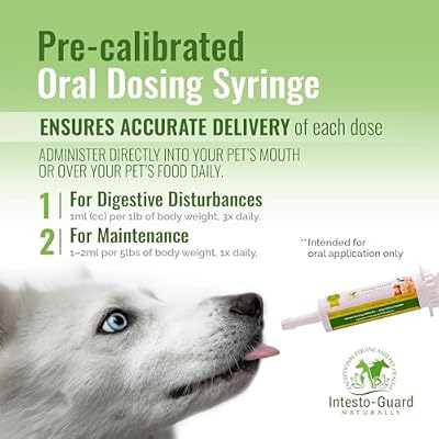 Probiotics Paste for Dogs Prebiotic for Canine, Gut Support, Immune Boost, All Natural with 1 Billion per ML Includes (MOS)+ Beta Glucans + D-Mannose, No Animal by-Products - 30ML Single Tube