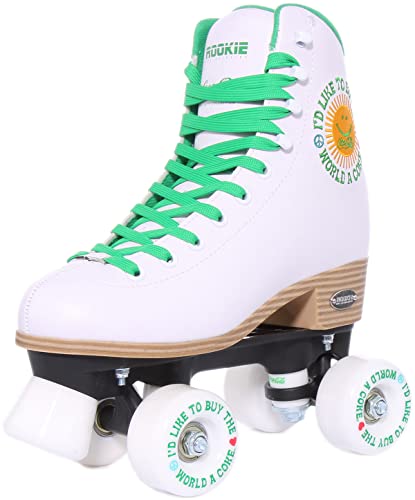 Rookie Rollerskates Roller Skates, Unisex, White (White), 40.5