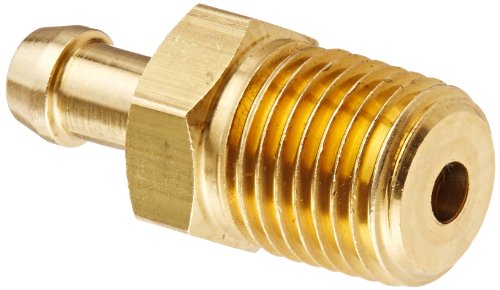 Eaton Weatherhead 05705B-104 Male Pipe Rigid Fitting, CA360 Brass, 5/16
