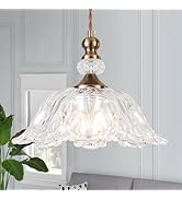 pendant light アンティーク レトロ CWarmozy Vintage Small Glass Pendant Light Fixtures for Kitchen