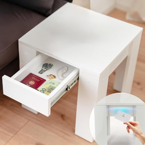 Elder Welder® Mesa con Compartimento Oculto y Cerradura RFID | Caja Fuerte Camufladas | Mueble con Cajón Secreto | Caja Fuerte Oculta y Escondite Secreto