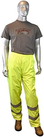 Radians RW10-ES1Y-L Industrial Safety Coated Rain Pants, Multi, One Size
