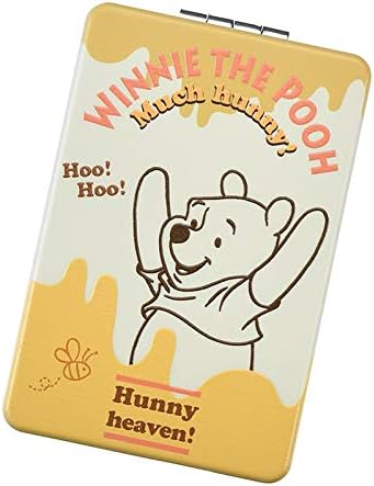 Amazon ディズニーストア 公式 ハンドミラー 手鏡 プーさん スクエア エンボス Disney ディズニー 化粧鏡 通販