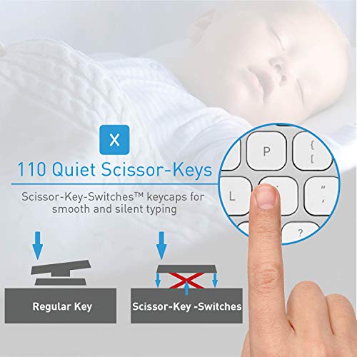 Macally Premium Wired Mac Keyboard With Number Keypad And 2 Port Hub - Compatible Apple Keyboard Wired - Extended Usb Keyboard For Mac Mini/Pro, Imac, Macbook Pro / Air (Silver Aluminum) #TOP7