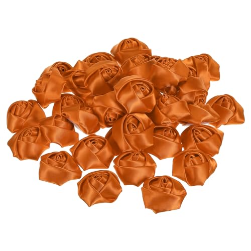 PATIKIL 1.6" Satin Ribbon Roses