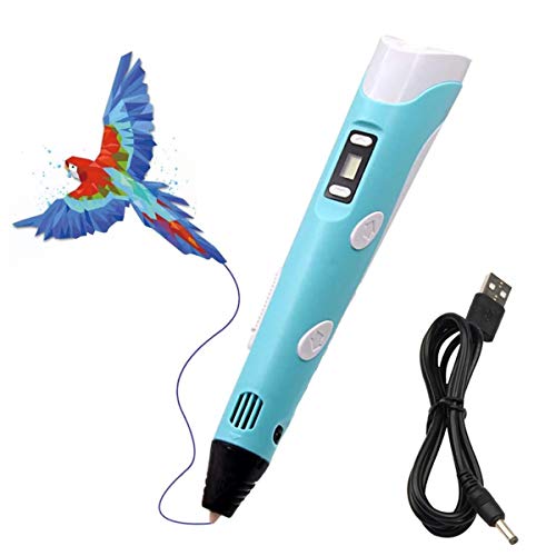 ALIQI 3D Pen for Children 3D Drawing Printing Pen with LCD Screen Compatible PLA ABS Filament Toys for Kids Birthday Gift Craft