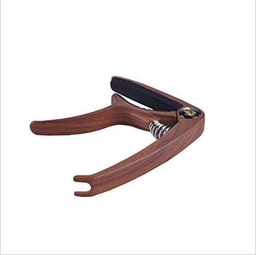 Nuzamas Lot de 2 guitare Capotastos, pont Extracteur de goujons, EN Alliage de zinc Capo, pour guitare acoustique et électrique, ukulélé – Une seule main Trigger Style - Les Beatles, Paul McCartney, John Lennon, RIngo Starr, George Harrison Nuzamas Lot de 2 guitare Capotastos, pont Extracteur de goujons, EN Alliage de zinc Capo, pour guitare acoustique et électrique, ukulélé – Une seule main Trigger Style – Image 3