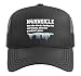 Nannsicle Definition Ice Hockey Nanny of A Hockey Player Trucker Hat with Adjustable Mesh Back, Black