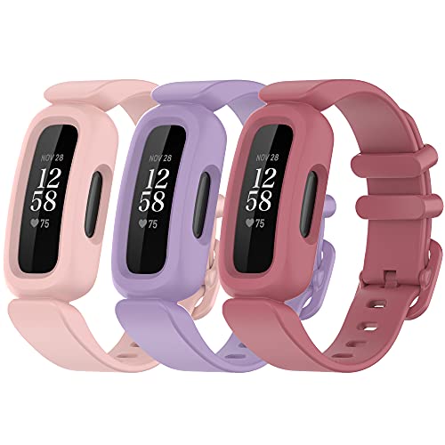 Correa de silicona compatible con Fitbit Ace 3 miniatura 1