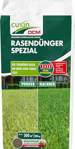 CUXIN DCM Rasendünger Spezial - Langzeit Rasendünger - In MINIGRAN®...