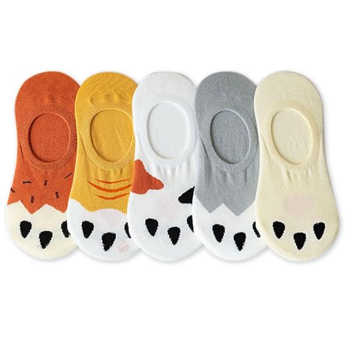 Image of Benefeet Sox Funny No Show Socks Womens Girls Fun Animals Novelty Low Cut Socks Cute Crazy Sock Non Slip Christmas Gifts