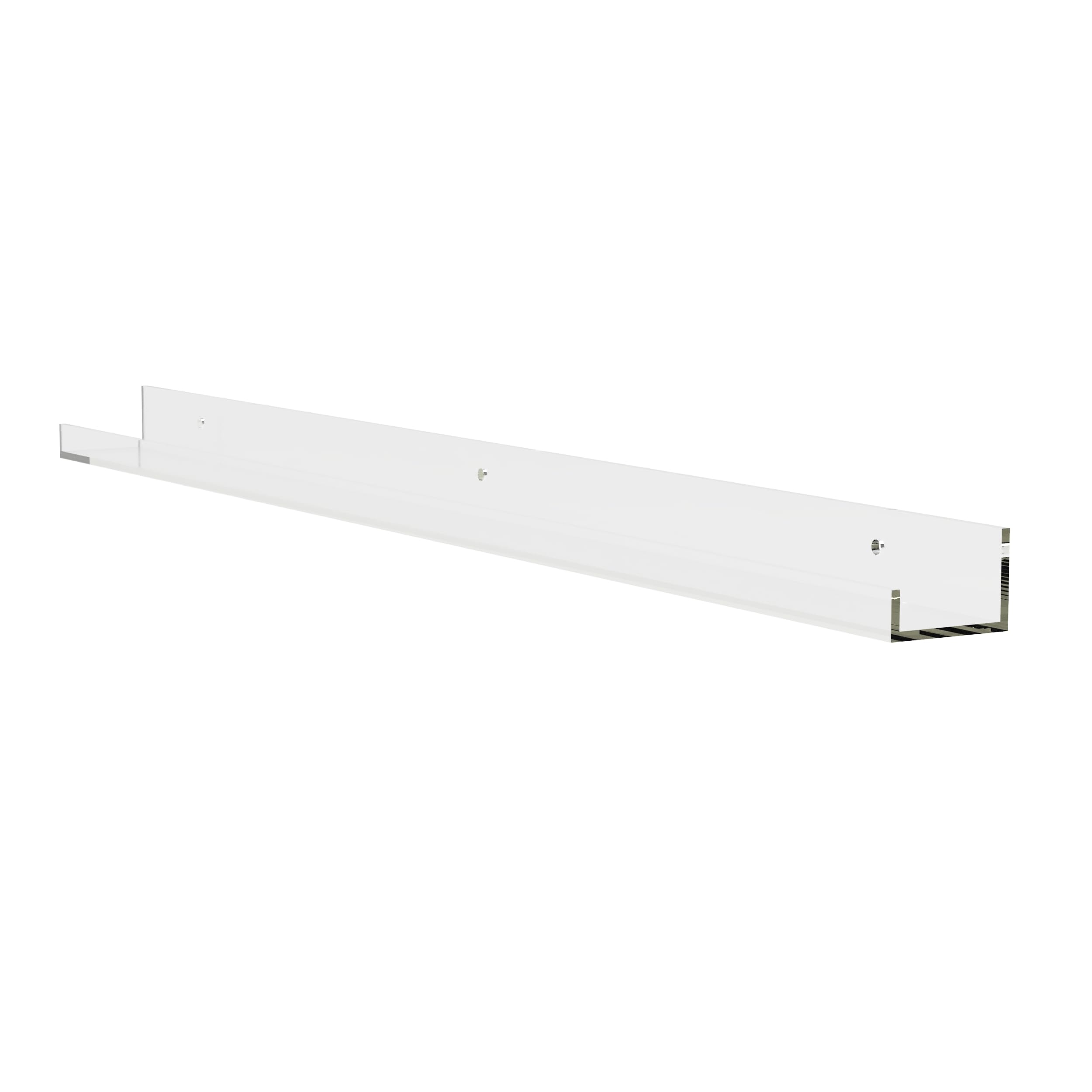 Galerieboard aus Acrylglas 50cm Transparent Breite Bilderleiste Fotoleiste Wandregal