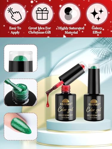 Kit de Esmalte de Uñas en Gel 12 Colores EBANKU miniatura 3