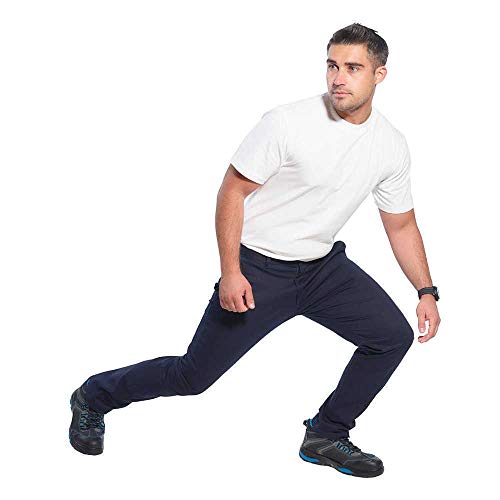 Portwest Stretch Slim Chino Trouser, Size: 36, Colour: Dark Navy, S232DNR36