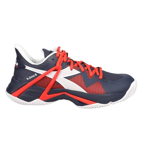 Image of Diadora Mens B.Icon 2 Ag Tennis Sneakers Shoes - Red, Yellow