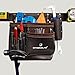 STRONGLAD Leather Tool Belt – 6-Pocket Oil-Tanned Utility Pouch – Fits 29–46