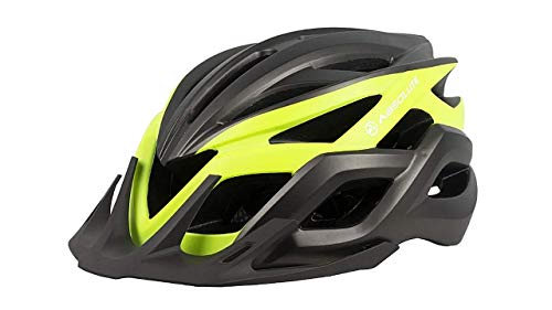 Capacete Ciclismo Bike Absolute Wild Flash Led Integrado Usb Preto Amarelo