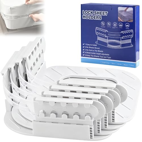 ELNLE Fixe-draps, porte-drap-housse avec bandes de fermeture