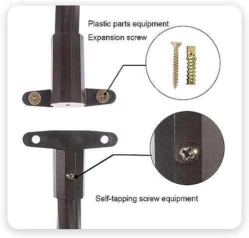 Arche de Jardin Demi-côté en Support en Fer Durable Solide