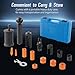 WAYCOJOY Fuel Injector Puller Removal Kit Injector Seal Installer Repair Tool, Compatible with Audi VW 1.4 1.6 1.8 2.0 2.7 3.0 3.2 3.6 V6 4.2 V8 FSI TSI