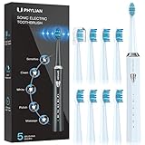 Temporizador de 2 Minutos - Este cepillo de Dientes Electrico Incorporated un temporizador de cepillado de dientes incorporado de 2 minutos lo alienta a lograr el tiempo recomendado por el dentista, y con una pausa de intervalo cada 30 segundos, siempre le informa cuándo reemplazar el área de cepillado para fomentar un hábito saludable de cepillado.
