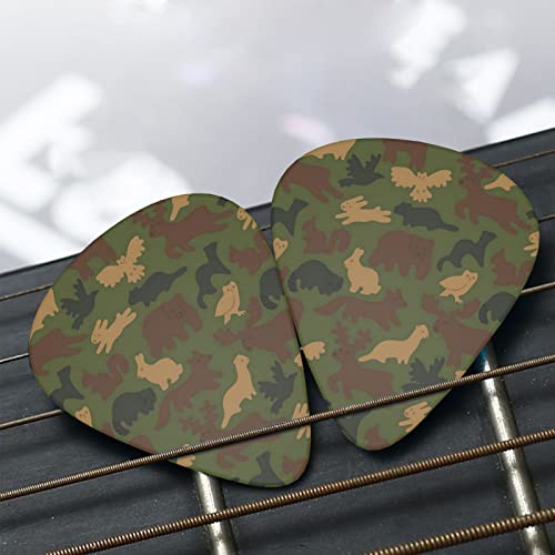 Lot de 12 médiators pour guitare basse électrique et acoustique Motif camouflage - Les Beatles, Paul McCartney, John Lennon, RIngo Starr, George Harrison Lot de 12 médiators pour guitare basse électrique et acoustique Motif camouflage – Image 8