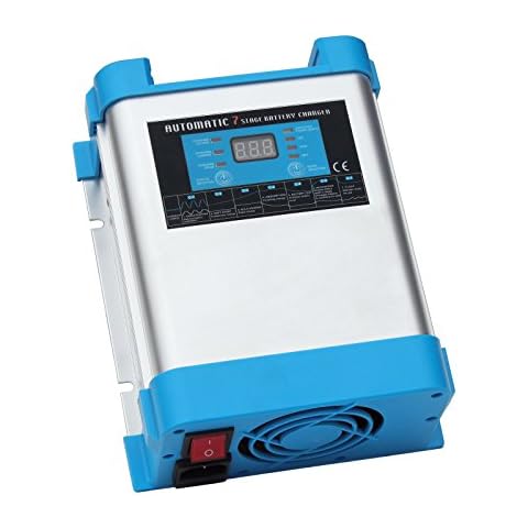 20A 24V Intelligent automatic multi-stage mains battery charger for safe unattended charging of a 24V battery bank from 230V AC mains Cover