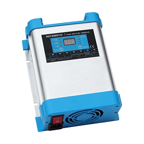 20A 24V Intelligent automatic multi-stage mains battery charger for safe unattended charging of a 24V battery bank from 230V AC mains