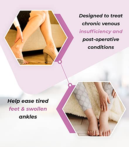Image of GABRIALLA Graduated Microfiber Women Strong Compression Stockings