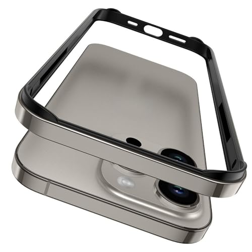 Coque en métal iPhone 14 Plus antichoc et anti-rayure gris sidéral