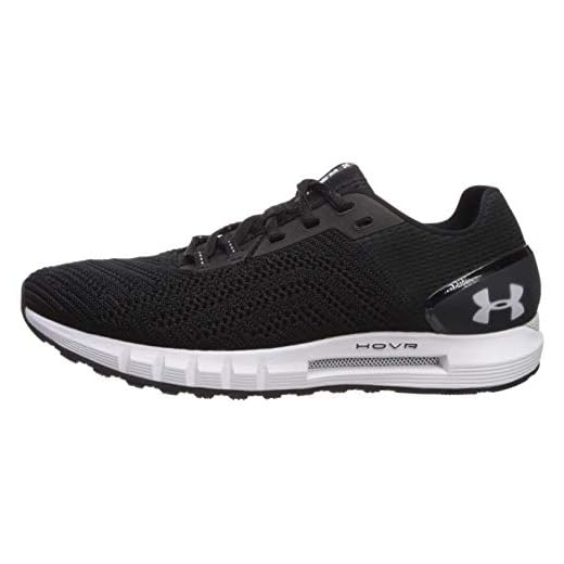 Under Armour Men's HOVR Sonic 2 Running Shoe, Black (002)/White, 12.5
