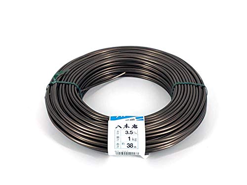 BonsaiGranada | Alambre Aluminio anodizado 1 kg Chino 3,5 mm | Alambre para Ramas de bonsái