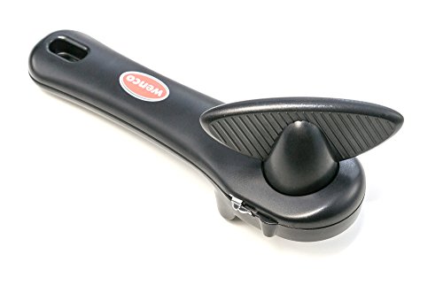 Menz Stahlwaren Seguridad Abrelatas, abrelatas, Negro, 4 Unidades