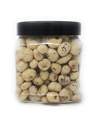 Image of Rani Jumbo Phool Makhana (Fox Nut /Popped Lotus Seed) Cream & Onion Flavor 3.5oz (100g) PET Jar ~ Indian Tasty Treats | Vegan | NON-GMO | Indian Origin