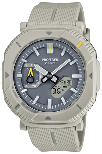 Casio PRJ-B001 Pro Trek Wristwatch Hiker Line Bluetooth Included Tough Solar Biomass Plastic white (off-white) Bracelet Type