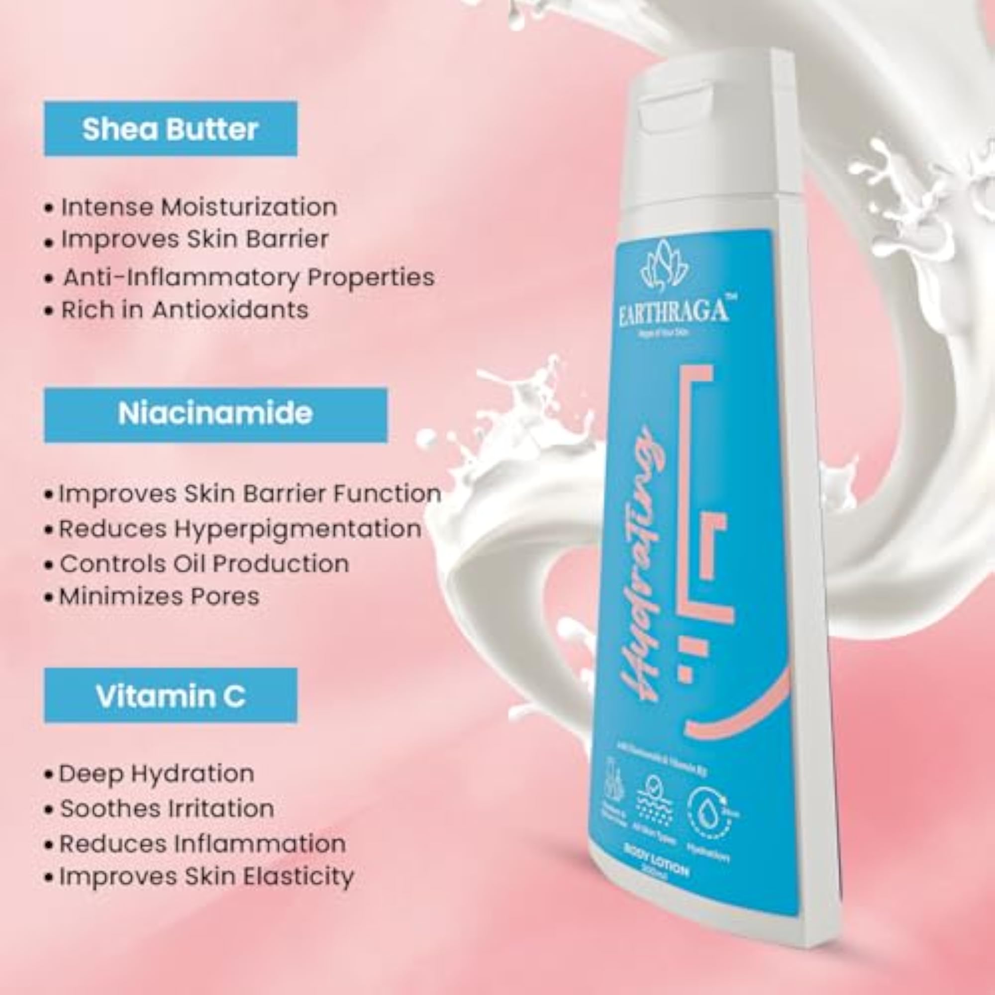 Hydrating Body Lotion for Dry Skin, 200ml