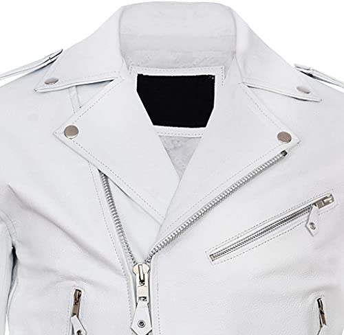 Image of Men Leather Jacket - Lambskin Winter Vintage Motorcycle Biker Jacket, Coat Soft & Stylish Moto Ride & Racing Jacket's