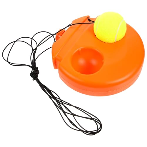 HOODANCOS テニス練習用トレーナー 屋内外対応リバウンドボール付トレーニング器具 設計の安定ベース付き 少年向けセルフ練習用スポーツデバ