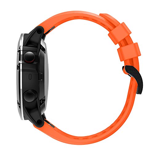Correa de silicona para reloj Garmin de 26 mm miniatura 4