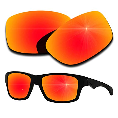 Image of Polarized Replacement Lenses for Oakley Jupiter Squared - Orange Red Mirrored Coating