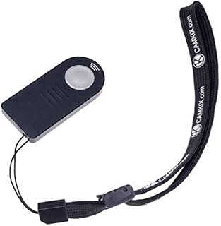 Wireless IR Shutter Remote Control - Works with many Nikon and Canon cameras, for example: D70, D750, D3000, D3200, D3300, D5500, D7000 / EOS 5D mark IV, 5DS, 6D, 77D, 100D, 750D, 800D